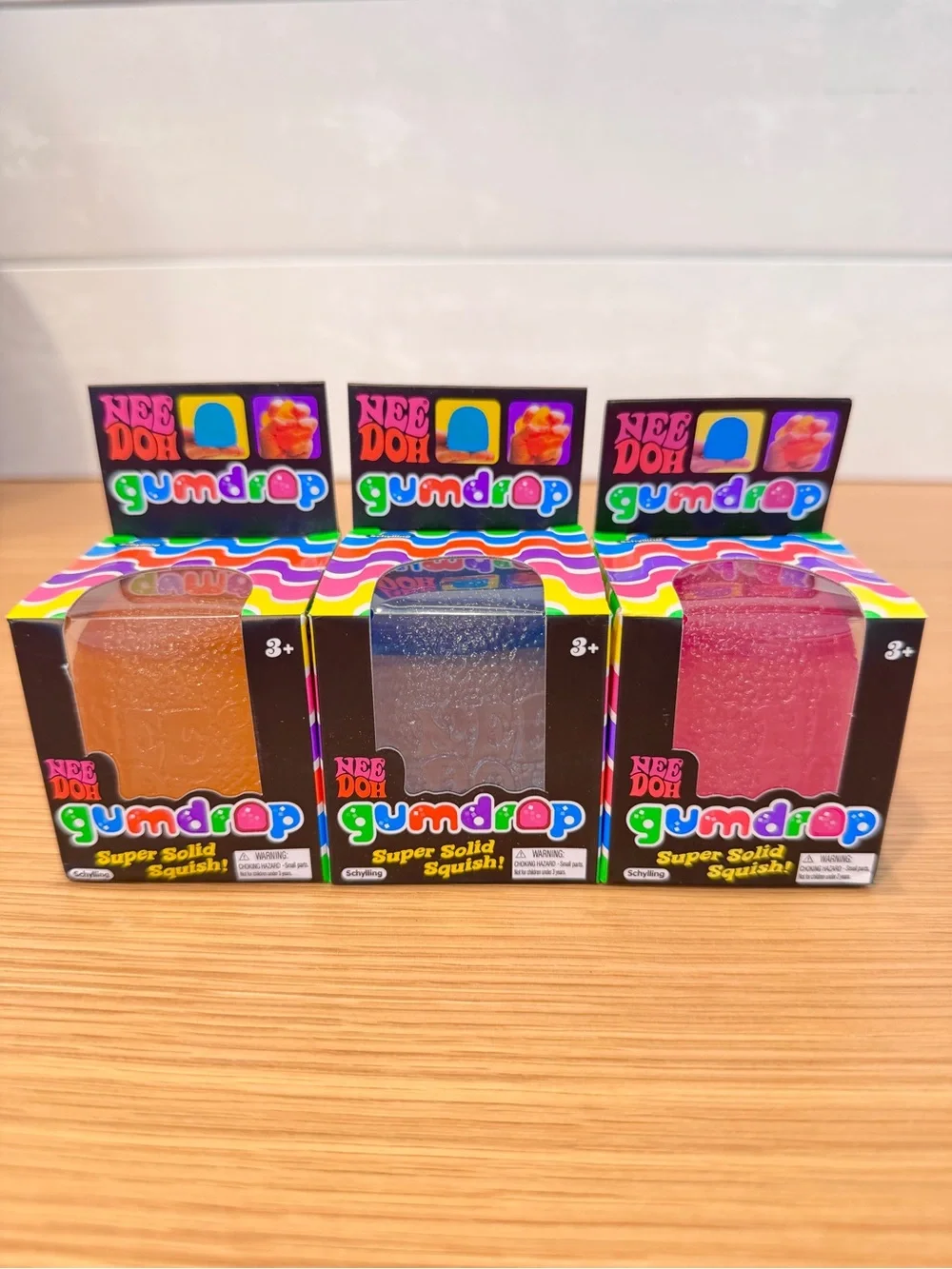 Needoh Gumdrop Squishy set of 3